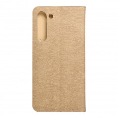 Samsung Galaxy S23 Plus 5G Portefeuilles LUNA Book Gold Élégant  Or