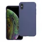 Apple iPhone XS Coque MATT Bleu