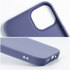 Apple iPhone XS Coque MATT Bleu