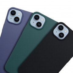 Apple iPhone XR Coque MATT Bleu