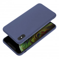 Apple iPhone XS Coque MATT Bleu