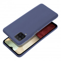 Samsung Galaxy A12 Coque MATT Bleu