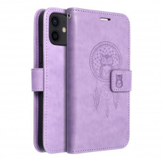 Apple iPhone 12 Pro Portefeuilles MEZZO Book Capteurs de rêve  Violet (Purple)