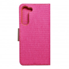 Samsung Galaxy S23 Plus 5G Portefeuilles Canvas Book Rose