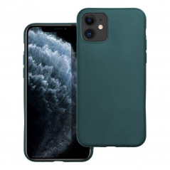 Apple iPhone XS Coque MATT Vert foncé