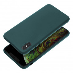 Apple iPhone XS Coque MATT Vert foncé