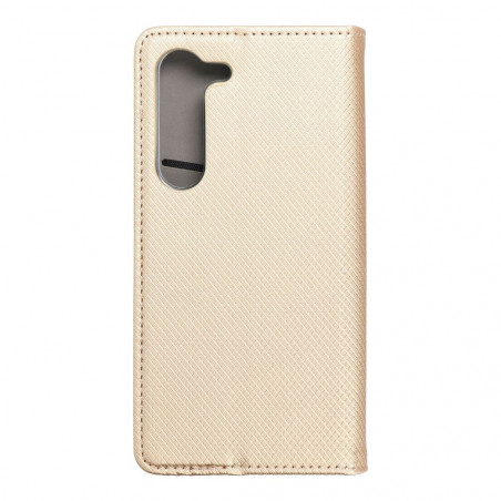 Samsung Galaxy S23 5G Portefeuilles Smart Case Book Or