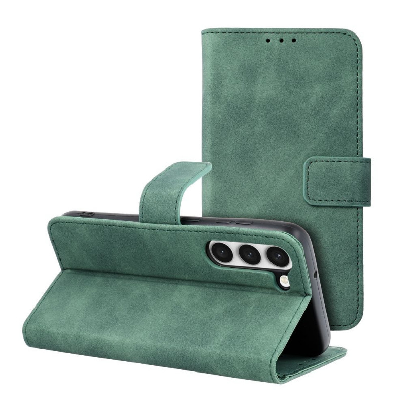 Samsung Galaxy S23 5G Portefeuilles TENDER Book Vert