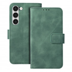 Samsung Galaxy S23 5G Portefeuilles TENDER Book Vert