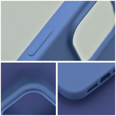 Apple iPhone 15 Plus Coque Silicone Élégant  Bleu