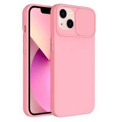 Apple iPhone 15 Plus Coque Slide Rose clair