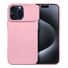 Apple iPhone 15 Pro Max Coque Slide Rose clair