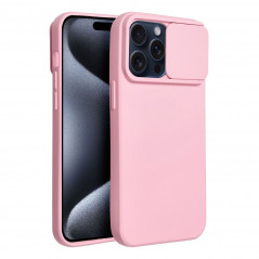 Apple iPhone 15 Pro Max Coque Slide Rose clair