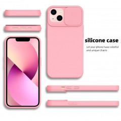 Apple iPhone 15 Pro Max Coque Slide Rose clair