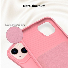 Apple iPhone 15 Pro Max Coque Slide Rose clair