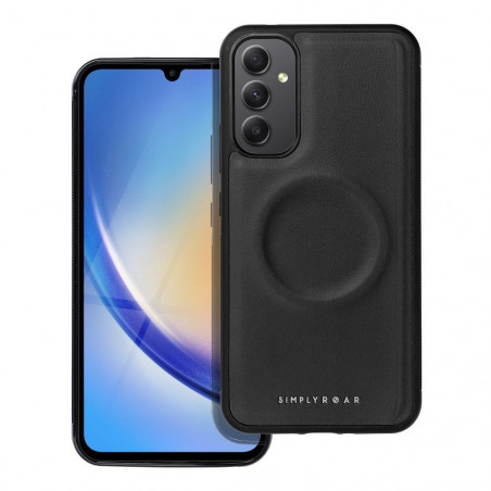 Samsung Galaxy A34 Coque Roar Mag Morning Élégant  MagSAFE  Noir