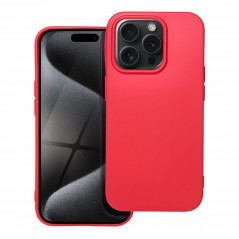 Apple iPhone 15 Pro Coque Soft Rouge