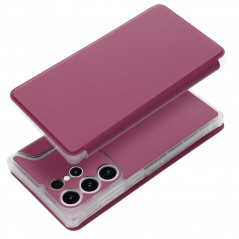 Samsung Galaxy S23 Ultra 5G Portefeuilles Piano Book Magenta