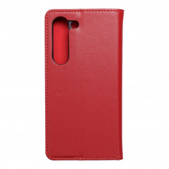 Samsung Galaxy S23 5G Portefeuilles Leather case SMART PRO Élégant  Bordeaux