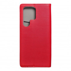 Samsung Galaxy S23 Ultra 5G Portefeuilles Smart Case Book Rouge