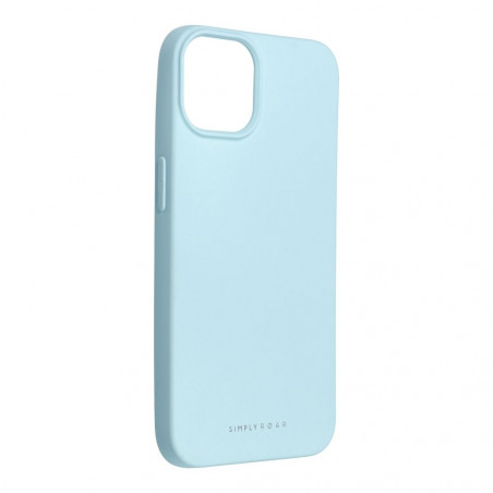 Apple iPhone 14 Coque Roar Space Monochromatique, Élégant  Bleu ciel