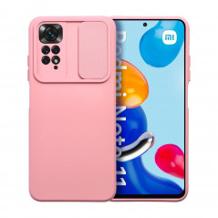 XIAOMI Redmi Note 11S Coque Slide Rose clair