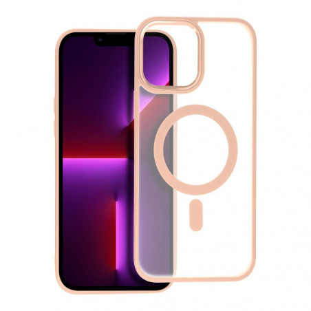Apple iPhone 13 Pro Max Coque Matte Mag Cove MagSAFE Rose