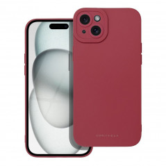 Apple iPhone 15 Plus Coque Roar Luna Monochromatique, Élégant, Un accessoire esthétique  Rouge