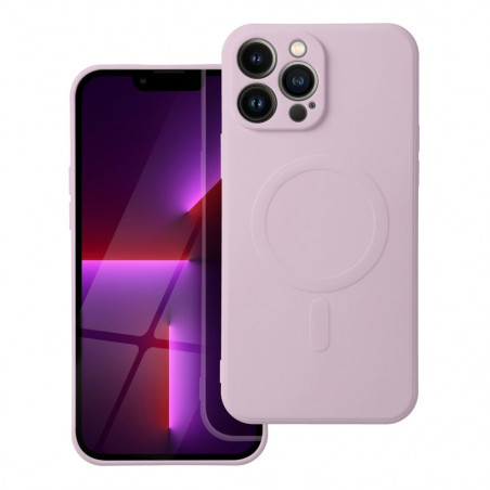 Apple iPhone 13 Pro Max Coque Silicone Mag Cover MagSAFE Rose