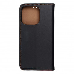 Apple iPhone 15 Pro Portefeuilles Leather case SMART PRO Élégant  Noir