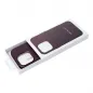 Apple iPhone 15 Pro Coque Leather Mag Cover Élégant  MagSAFE  Violet foncé