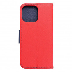 Apple iPhone 15 Pro Max Portefeuilles Fancy Book Rouge / Marine