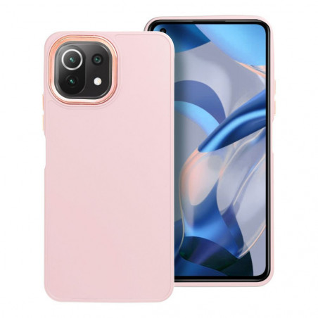 XIAOMI Mi 11 Lite 5G NE Coque FRAME Élégant  Rose poudré