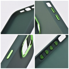 Apple iPhone 12 Coque FRAME Élégant  Vert