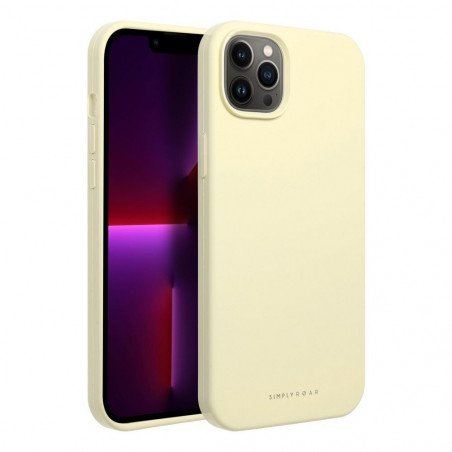 Apple iPhone 13 Pro Max Coque Roar Cloud-Skin Jaune clair