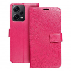 XIAOMI Redmi Note 12 Pro Plus 5G Portefeuilles MEZZO Book Mandala  Magenta