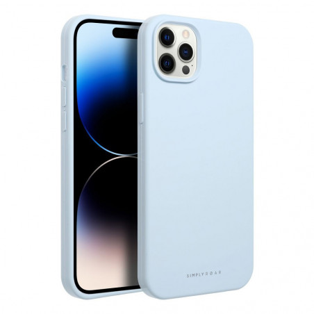 Apple iPhone 12 Pro Max Coque Roar Cloud-Skin Bleu clair