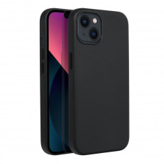 Apple iPhone 13 Coque Leather Mag Cover Élégant  MagSAFE  Noir