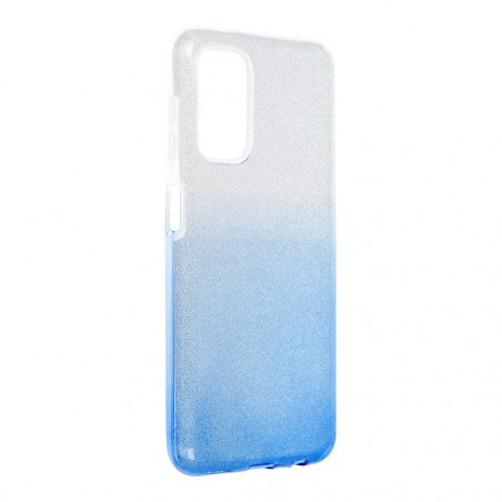 Samsung Galaxy A13 LTE Coque Shining Transparent et bleu