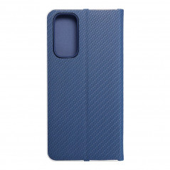 XIAOMI Redmi Note 11 Portefeuilles LUNA Book Carbon Fibre de carbone, Élégant  Bleu