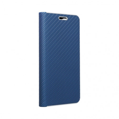 XIAOMI Redmi Note 11S Portefeuilles LUNA Book Carbon Fibre de carbone, Élégant  Bleu