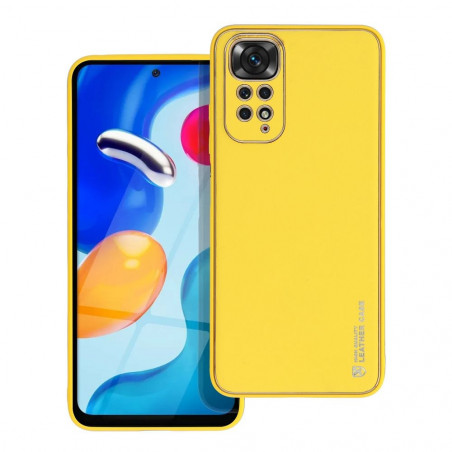 XIAOMI Redmi Note 11 Coque Leather Jaune