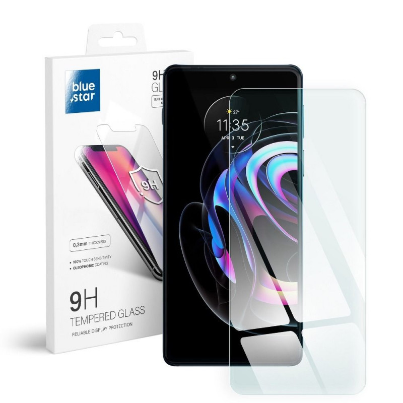 Motorola Edge Verre trempé Blue Star 9H Transparent 