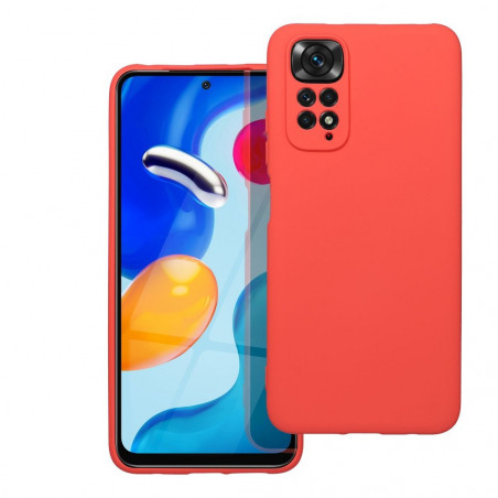 XIAOMI Redmi Note 11 Coque Silicone Élégant  Pêche