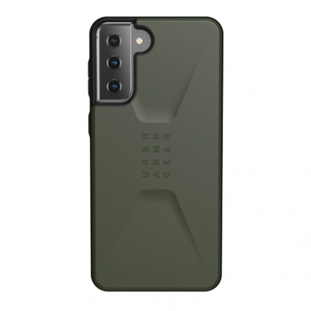 Samsung Galaxy S21 Plus 5G Coque Urban Armor Gear Civilian Étui haut de gamme  MagSAFE  Olive
