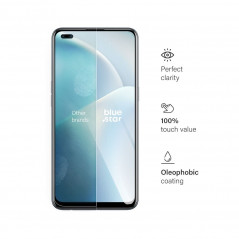Oppo Reno4 Verre trempé Blue Star 9H Transparent