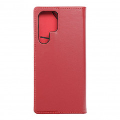 Samsung Galaxy S22 Ultra Portefeuilles Leather case SMART PRO Élégant  Bordeaux 