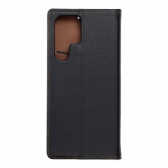 Samsung Galaxy S22 Ultra Portefeuilles Leather case SMART PRO Élégant  Noir 
