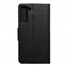 Samsung Galaxy S21 FE 5G Portefeuilles Fancy Book Noir