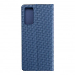 Samsung Galaxy S20 FE 5G 2022 Portefeuilles LUNA Book Carbon Fibre de carbone, Élégant  Bleu